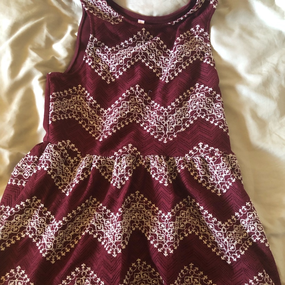 Maroon dress